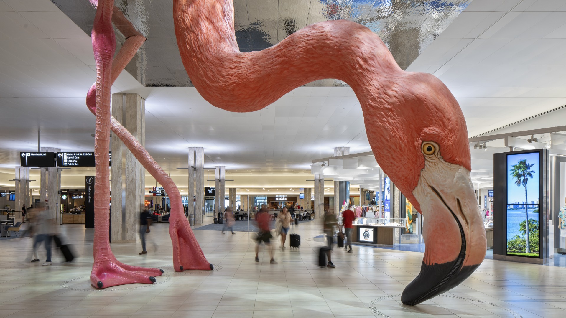 Design Excellence Award Bestowed upon TPA's Impressive Flamingo Sculpture, Phoebe