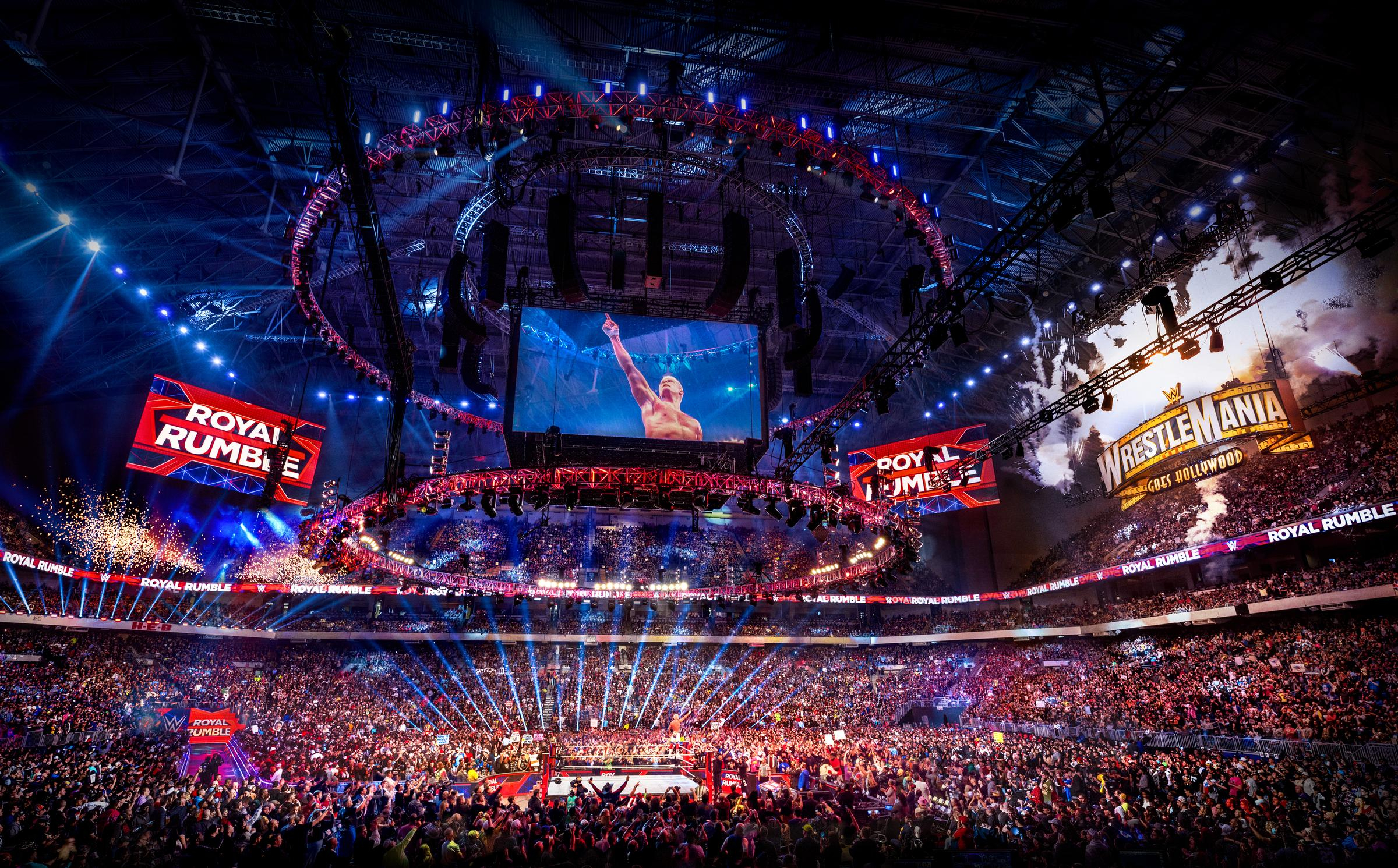 Tickets are up for grabs for the largest WWE Royal Rumble event to date