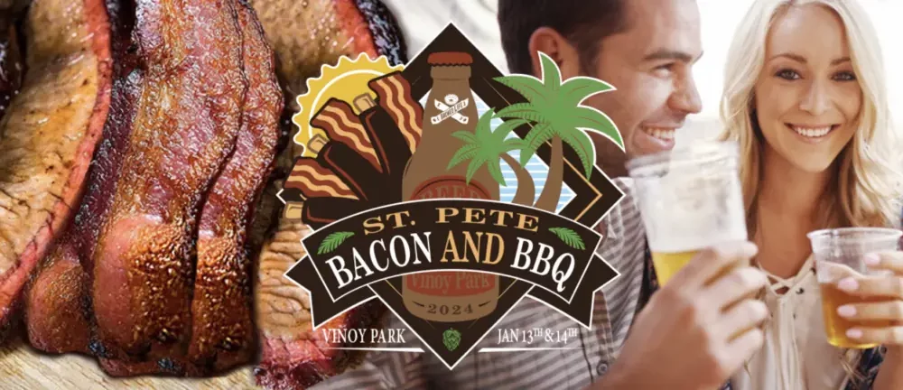 The yearly St. Pete Bacon & BBQ Festival is set to return to Vinoy Park next month