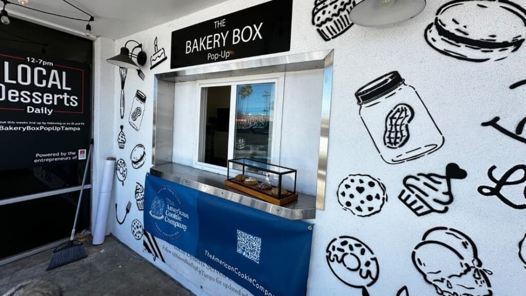 The bakery box is home to a rotating array of vendors