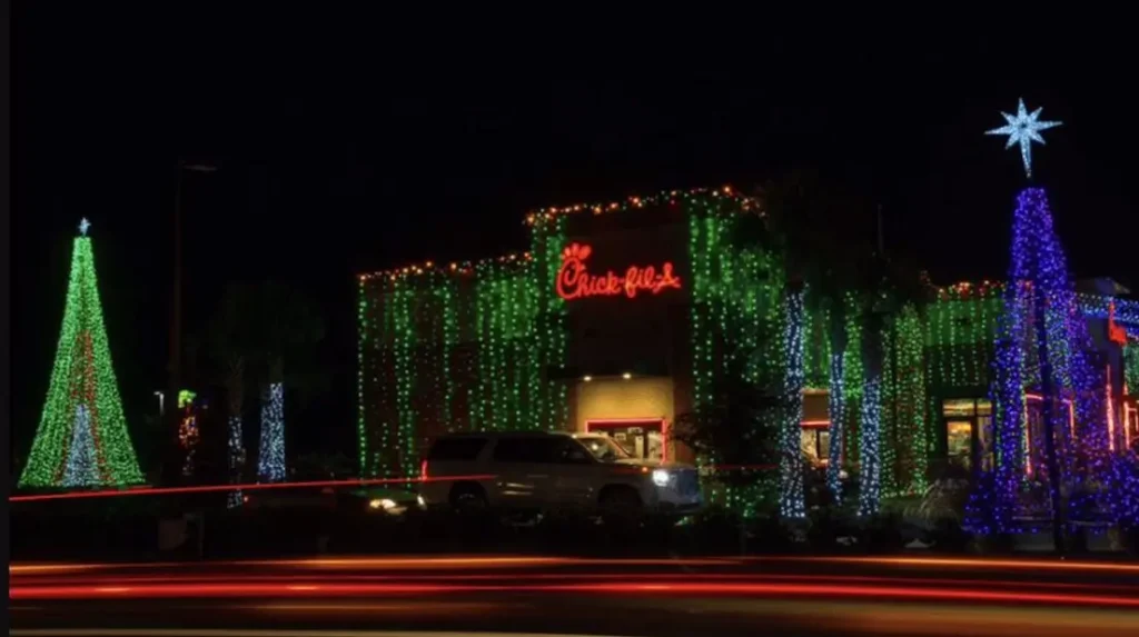 Tampa Chick-fil-A's Christmas Lights Display