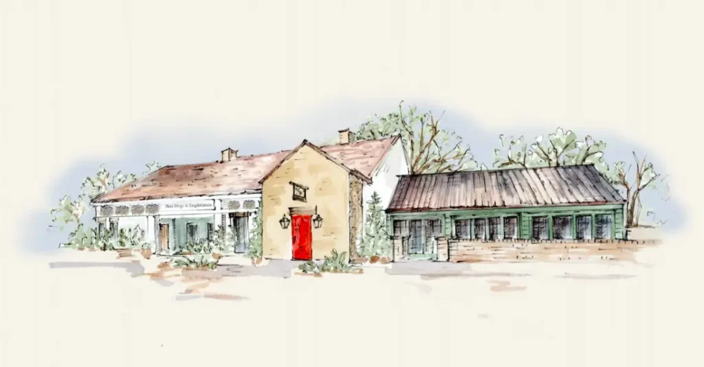 Dining area at the new Mad Dogs & Englishmen.