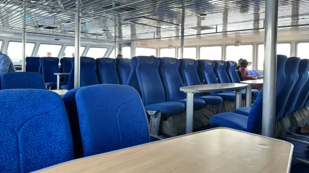 Cross-Bay Ferry sailing between Tampa and St. Pete