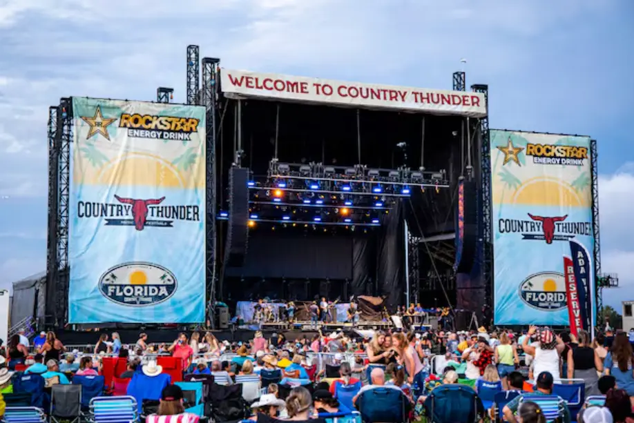  Country Thunder music festival at Raymond James Stadium