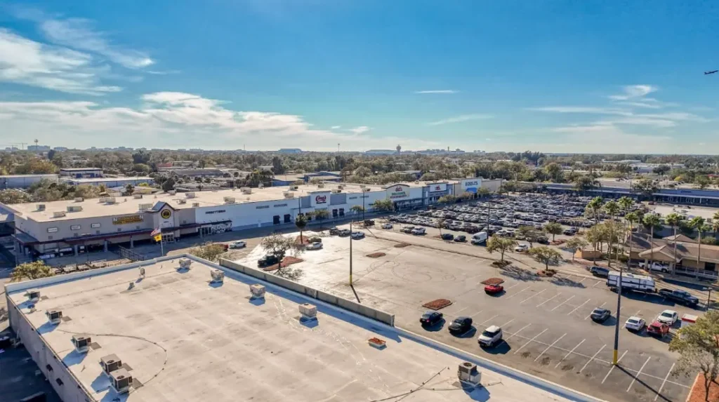 Interior of an H Mart Asian supermarket