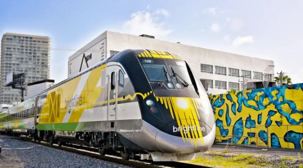 Future Brightline station concept in downtown Tampa