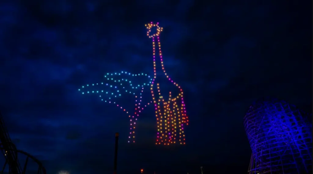 BMX rider performing a stunt indoors at Busch Gardens’ Moto-Motion show
- Caption: Moto-Motion ignites adrenaline with high-flying stunts inside Stanleyville Theater