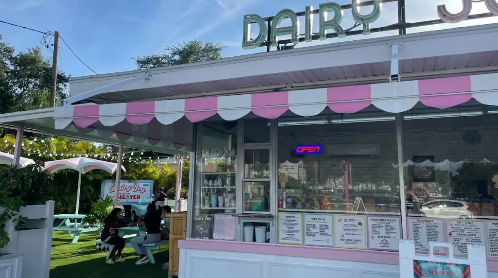 Vegan ice cream at Plant Life in Tampa Bay