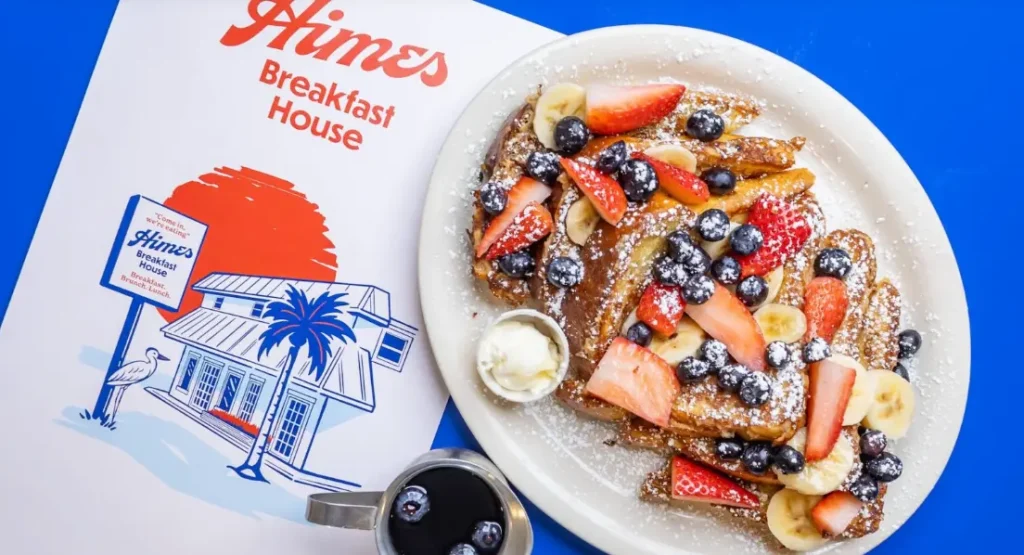 Himes signature brunch dishes on table