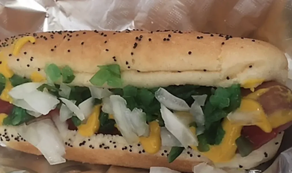 Gourmet hot dogs at Pacific Counter Tampa