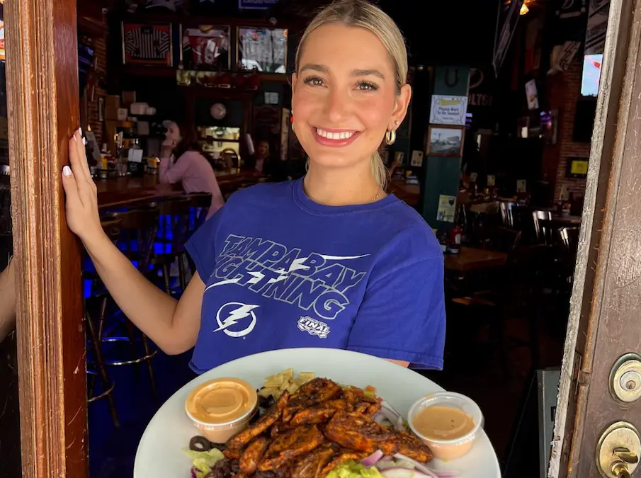 Assorted chicken wings from top Tampa restaurants