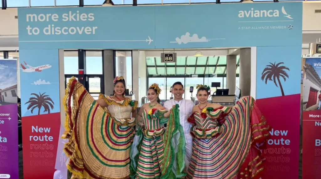 Avianca and Tampa officials celebrate new Bogotá flight