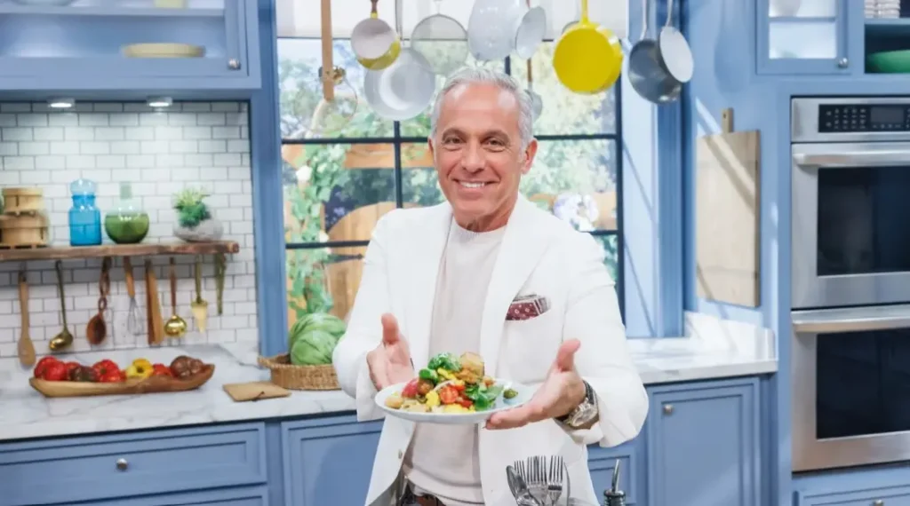 Patient enjoying room service meal at TGH