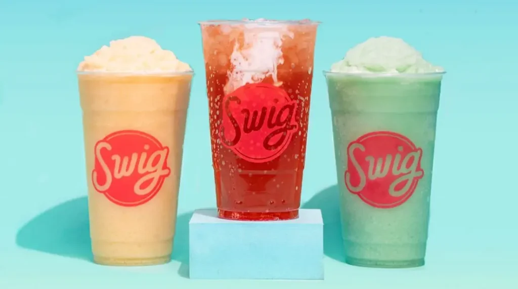 Swig Dirty Soda flavors and menu at Lutz location