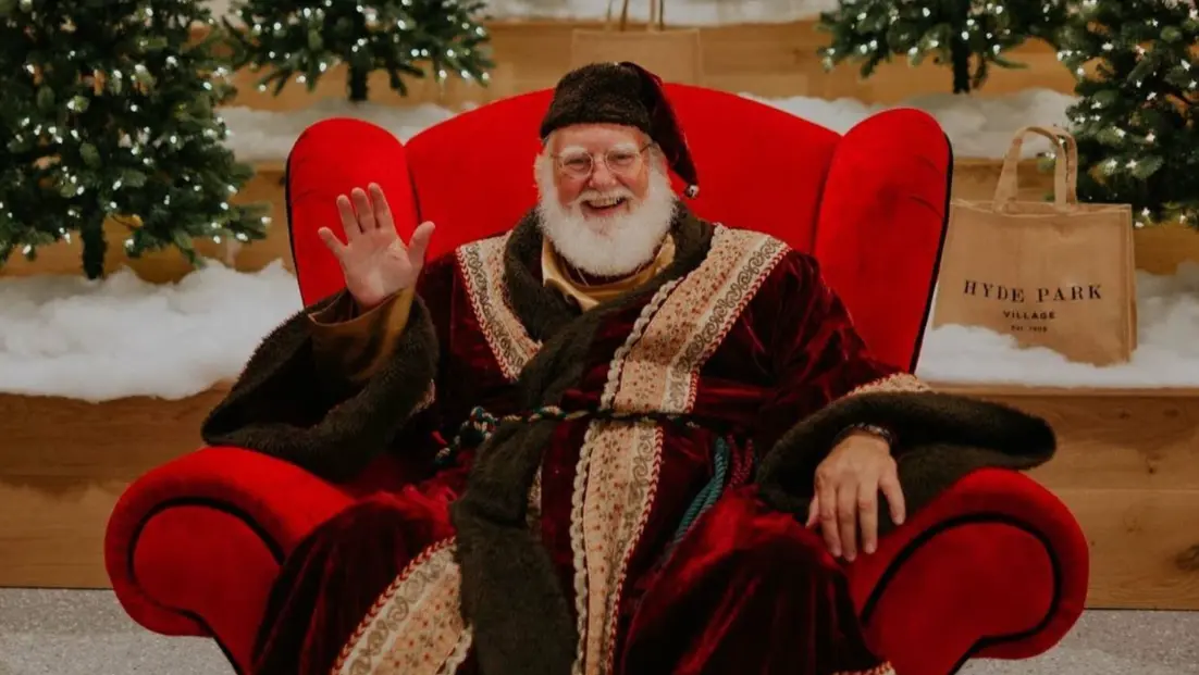 Families enjoying the Festival of Lights at Hyde Park Village