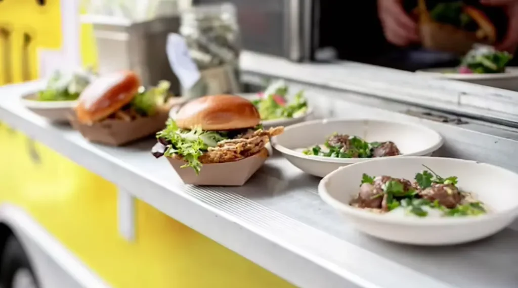 WellFed Community mobile kitchen demonstrating food education