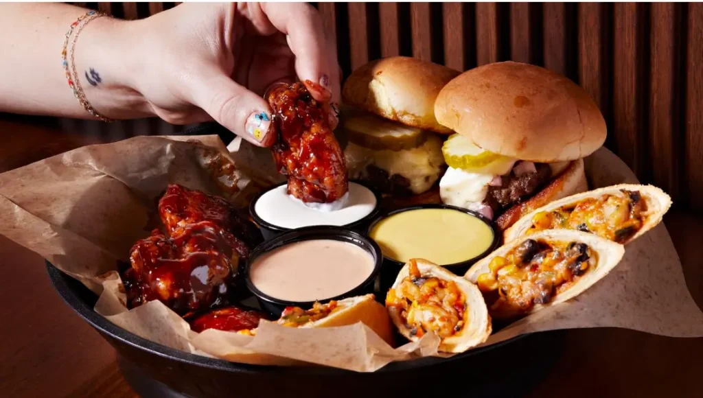 The Greene Turtle menu featuring tacos burgers and crab cakes in South Tampa