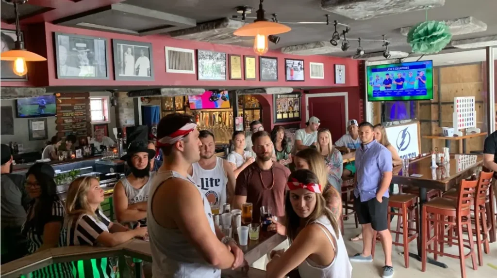 The Blind Goat baked chicken wings in Tampa Florida